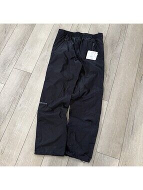 Marmot PreCip Full Zip Rain Pant Men L/Long Black Waterproof Hiking Gorpcore NWT